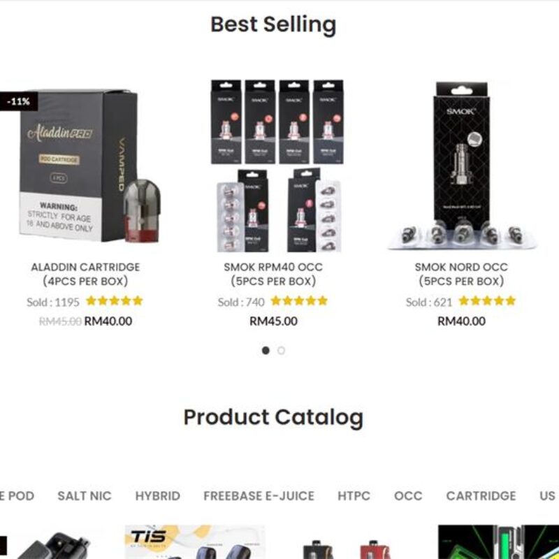 VMO电子烟woocommerce独立站建站运营引流推广