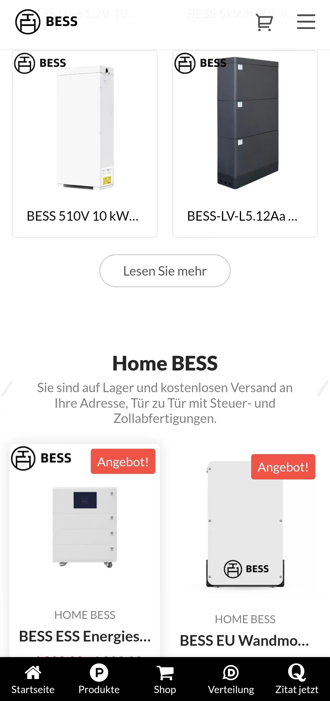 家用储能电池德语小语种网站建设运营引流营销推广案例