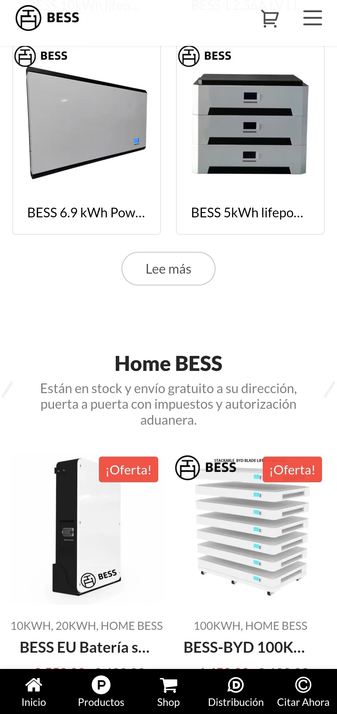 家用储能电池西班牙语小语种网站建设独立站运营引流营销推广案例